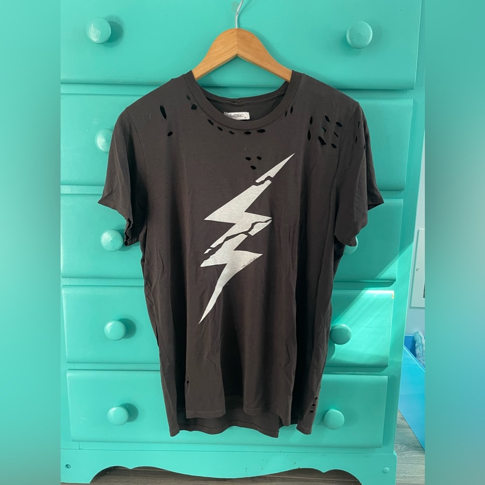 Lightening Bolt Distressed Tee